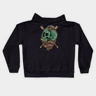 skull and snake Kids Hoodie